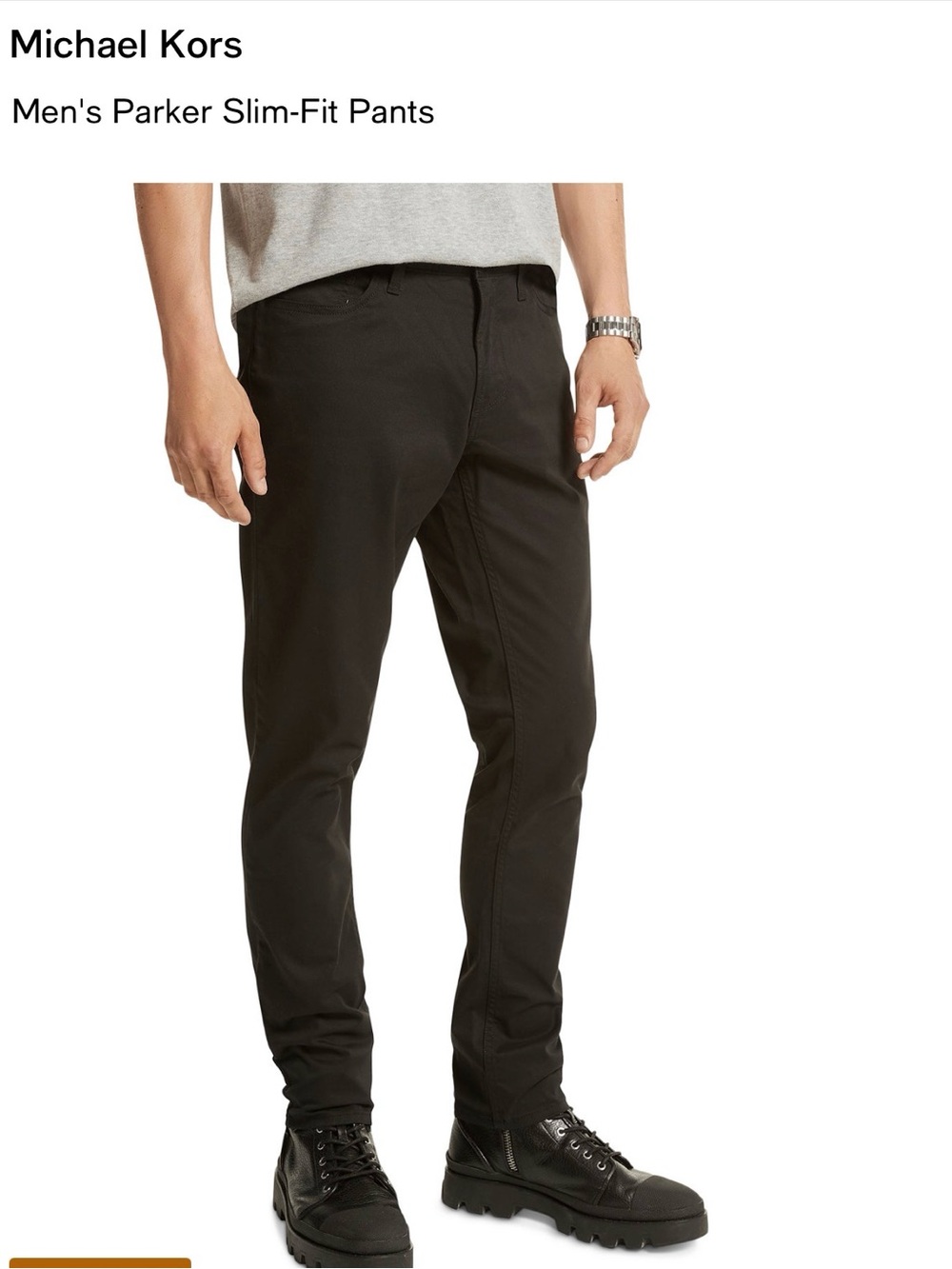 Michael Kors Parker Slim Fit Pants